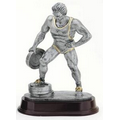 Male Bar-in-Hand Weightlifting Figure Award - 10 1/2"